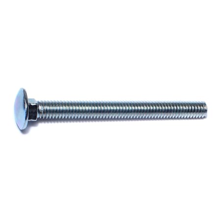 Midwest Fastener 5/16"-18 x 3-1/4" Zinc Plated Grade 2 / A307 Steel Coarse Thread Carriage Bolts 50PK 01081